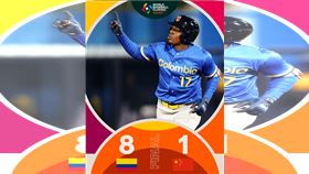 ▲WBC資格賽B組賽事，哥倫比亞8：1擊敗中國。（圖／翻攝自WBC臉書）