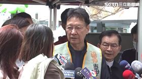 趙少康、郝龍斌站台罷免吳沛憶連署站。