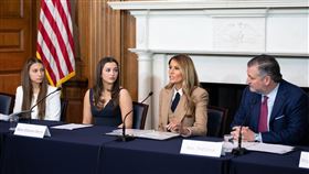 ▲美國第一夫人梅蘭妮亞3月3日公開露面，力挺「Take It Down（撤下）」法案。（圖／翻攝自X平台First Lady Melania Trump@FLOTUS）

