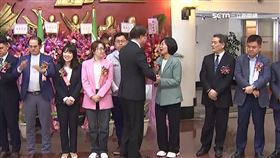 綠新北議會幹部交接 蘇巧慧同台林右昌喊