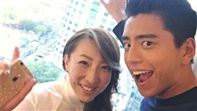 陳玉珊,王大陸（圖／陳玉珊臉書）
https://www.facebook.com/frankie.chen.official/