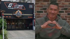 館長,成吉思汗健身房林口館。（合成圖／翻攝自館長YouTube、Google Maps）