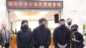 張翰、張震的母親趙欣然、黃大煒。（圖／記者趙于瑩攝影）