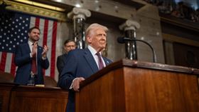 ▲川普二度上任後在國會首次發表演說。（圖／翻攝自白宮X平台）

