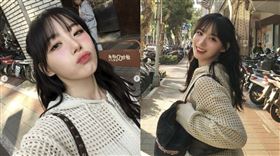 河智媛抵達台灣。（圖／翻攝自IG）