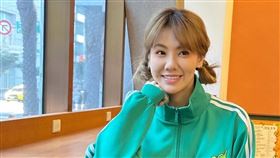 劉雨柔在1月份宣布懷孕。（圖／翻攝自劉雨柔IG）