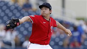 ▲前中日龍投手小笠原慎之介挑戰大聯盟，熱身賽連2場失分。（圖／美聯社／達志影像）