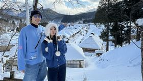 卞慶華跟林莎一起出外景。（圖／TVBS提供）