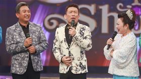 郭子乾（中）上白冰冰跟陽帆節目模仿。（圖／民視提供）