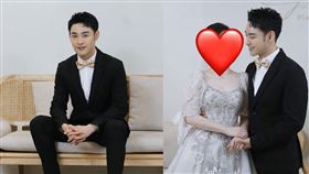 潘柏希公布多張婚紗照。（圖／翻攝自臉書）