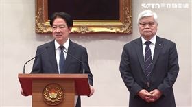 ▲賴清德與魏哲家說明台積電投資美國