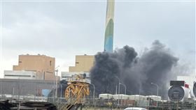 龍井火力發電廠,火警,台中,中火發電廠（圖／翻攝記者爆料網）