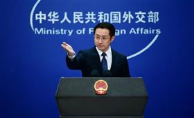 中共外交部發言人林劍。翻攝中國央視資料照