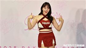 ▲樂天女孩開季記者會，韓籍隊員河智媛。（圖／記者劉彥池攝影）