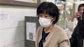 陳珮琪神情落寞的現身北所。（圖／記者黃翎瑄攝）