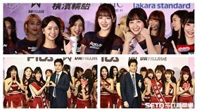 ▲樂天女孩去年學妹隊隊長菲菲、學姐隊副隊長禾羽今年都轉隊。（圖／記者劉彥池攝影）