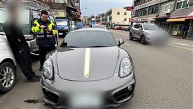 保時捷,安眠藥,車禍,肇事逃逸,肇逃,苗栗（圖／翻攝畫面）