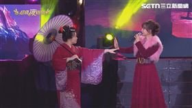▲龍千玉攜手三味線與舞踴老師，演唱〈大阪時雨〉（圖／超級夜總會）