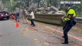 台電電廠遺址,墜溪,意外,谷關,台中（圖／翻攝畫面）