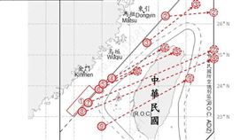 1140308_臺海周邊海、空域活動示意圖（圖／國防部提供）