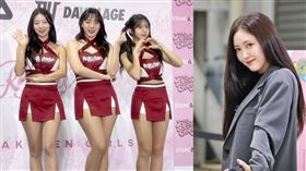 禹洙漢（左起）、河智媛、廉世彬成為樂天「韓籍三本柱」。（圖／記者蕭翰弦攝影）