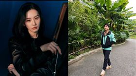 劉詩詩（左）和吳奇隆（右）婚變消息頻傳。（圖／翻攝自微博）