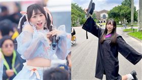 偶像「佳那」畢業於台大法律系。（圖／翻攝自threads）