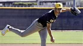 ▲達比修有熱身賽首戰先發2.2局拿下勝投。（圖／美聯社／達志影像）