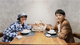 黃子佼、孟耿如。（圖／翻攝自臉書）