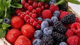 莓果,藍莓,草莓,蔓越莓,覆盆子(圖/pixabay)