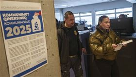 格陵蘭議會選舉今登場。（圖／美聯社／達志影像）