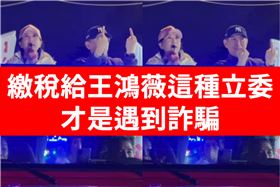 陳培瑜開轟，「王鴻薇，人民繳稅給你當立委，才是遇到詐騙！」（圖／翻攝自陳培瑜臉書）