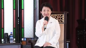 黃國昌拜會盧秀燕　連講3次「這句話」(圖/記者陳佳鈴攝)