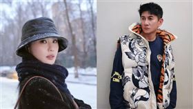 劉詩詩（左）和吳奇隆（右）近期屢被謠傳婚變。（圖／翻攝自微博）