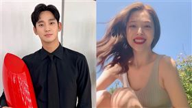 金秀賢、雪莉。（圖／翻攝自金秀賢、雪莉IG）