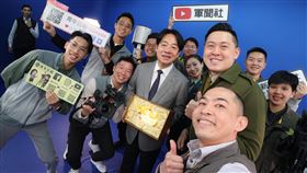 賴清德前往國防部文化營區勗勉青年日報社及軍聞社（圖／總統府提供）