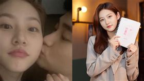 金秀賢、金賽綸。（圖／翻攝自《橫豎研究所》YouTube、金賽綸IG）