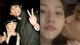 金秀賢、金賽綸。（圖／翻攝自微博、《橫豎研究所》YouTube）