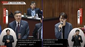 黃珊珊質詢卓榮泰（圖／翻攝自國會頻道）