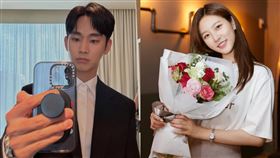 金秀賢、金賽綸。（圖／翻攝自金秀賢、金賽綸IG）