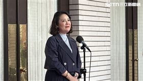 ▲民進黨幹事長吳思瑤覆議案後受訪（圖／記者詹宜庭攝影）