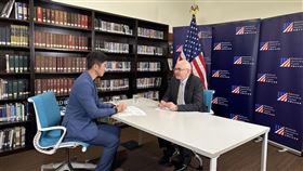 ▲在台協會（AIT）處長谷立言12日接受三立資深記者相振為獨家專訪。（圖／三立新聞）