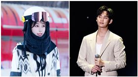 虞書欣、金秀賢。（圖／翻攝自微博）