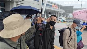 王大陸，替代役，入伍，成功嶺，新烏日車站，剃平頭，役男（圖／記者吳泊萱攝影）