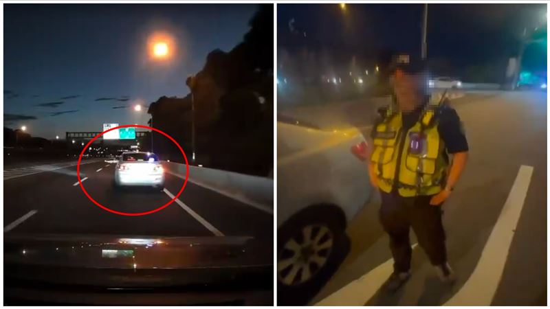 國道「警察」全配攔車！他一看傻眼：假的