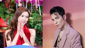 林志玲、蕭敬騰。（合成圖／翻攝自林志玲、蕭敬騰臉書）