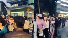 罷免國民黨立委王鴻薇二階連署，在13日正式開跑，罷免團體大玩創意，設立「太空連署站」。（圖／翻攝自張益贍臉書）