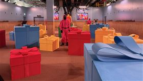 「全聯魷戲中心」體驗館 鎖定年輕客全聯攜手Netflix推出「全聯魷戲中心」體驗館，帶動年輕客大增。中央社記者曾智怡攝  114年3月14日