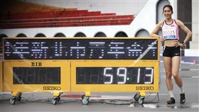 ▲「跨欄女神」羅佩琳在青年盃跑出59秒13佳績，不僅刷新紀錄奪金，也是相隔2年後在跑進60秒內。（圖／查爾斯運動行銷提供） 