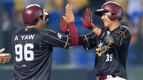 ▲樂天桃猿林立開轟。（圖／翻攝自IG @rakuten_monkeys）